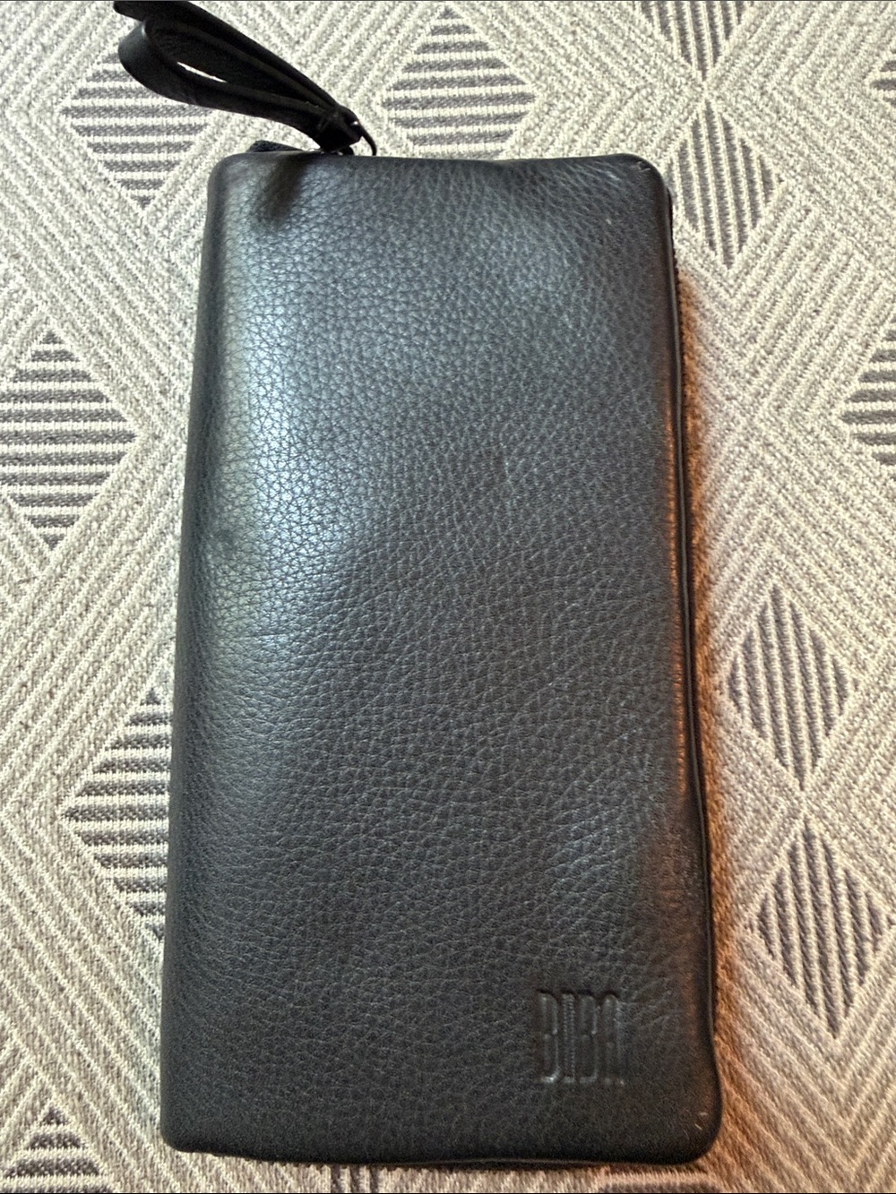 Biba Black Zip-Around Wristlet Wallet
